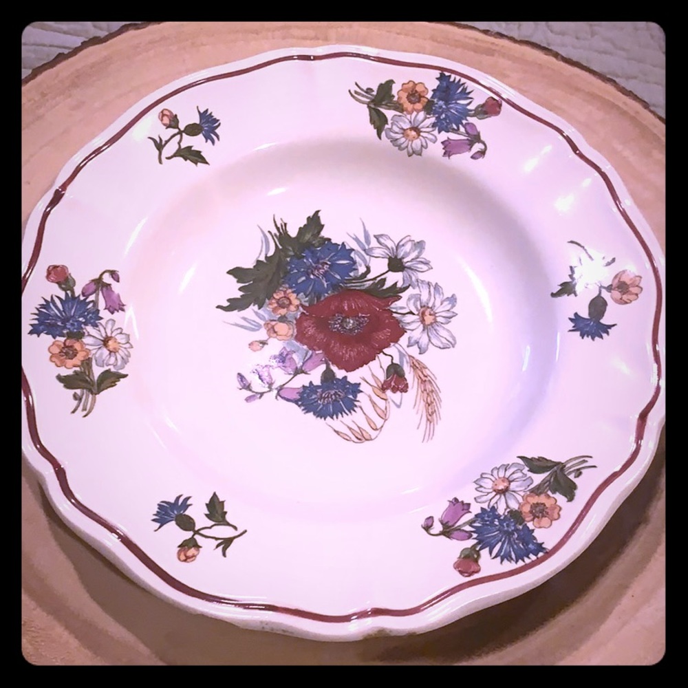 Deep dish plate